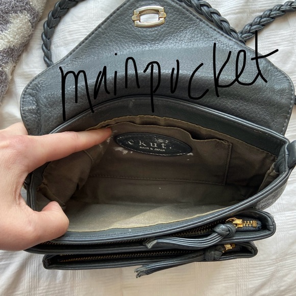 Okuta - Oragami 3 pocket purse w braided strap - 9.5”x6” Shopbop - Grey - Solid - Picture 12 of 15